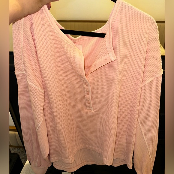 Aerie waffle Henley shirt - Picture 2 of 6